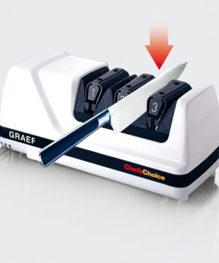 Електрическо точило за ножове, Graef CC120, бял